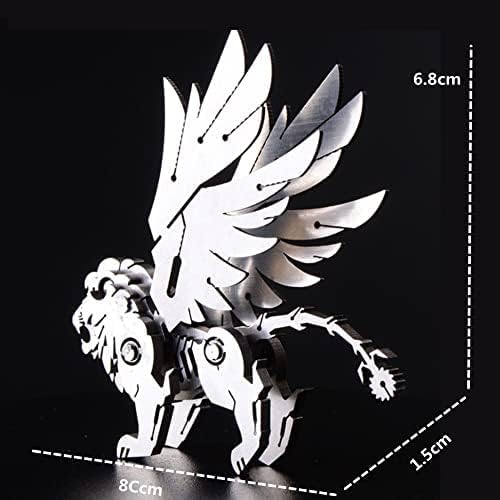 PuzzlerLab Mechanical Manticore | 3D Metal Puzzle & Mythical Beast Kit