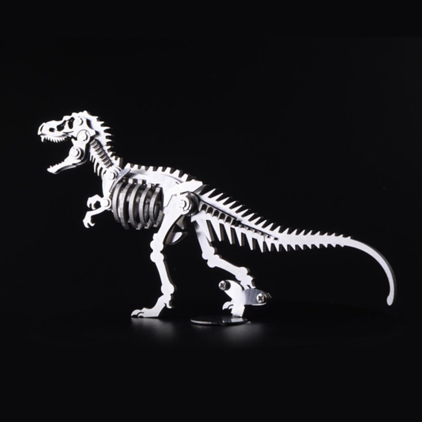 PuzzlerLab T-Rex Skeleton 3D Metal Puzzle | DIY Dinosaur Collectible