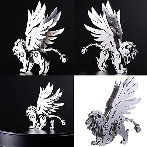 PuzzlerLab Mechanical Manticore | 3D Metal Puzzle & Mythical Beast Kit