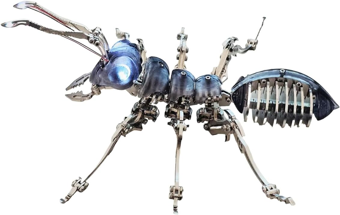 PuzzlerLab Mechanical Ant 3D Metal Puzzle | DIY STEM Project & Collectible Model