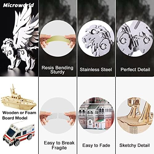 PuzzlerLab Mechanical Manticore | 3D Metal Puzzle & Mythical Beast Kit