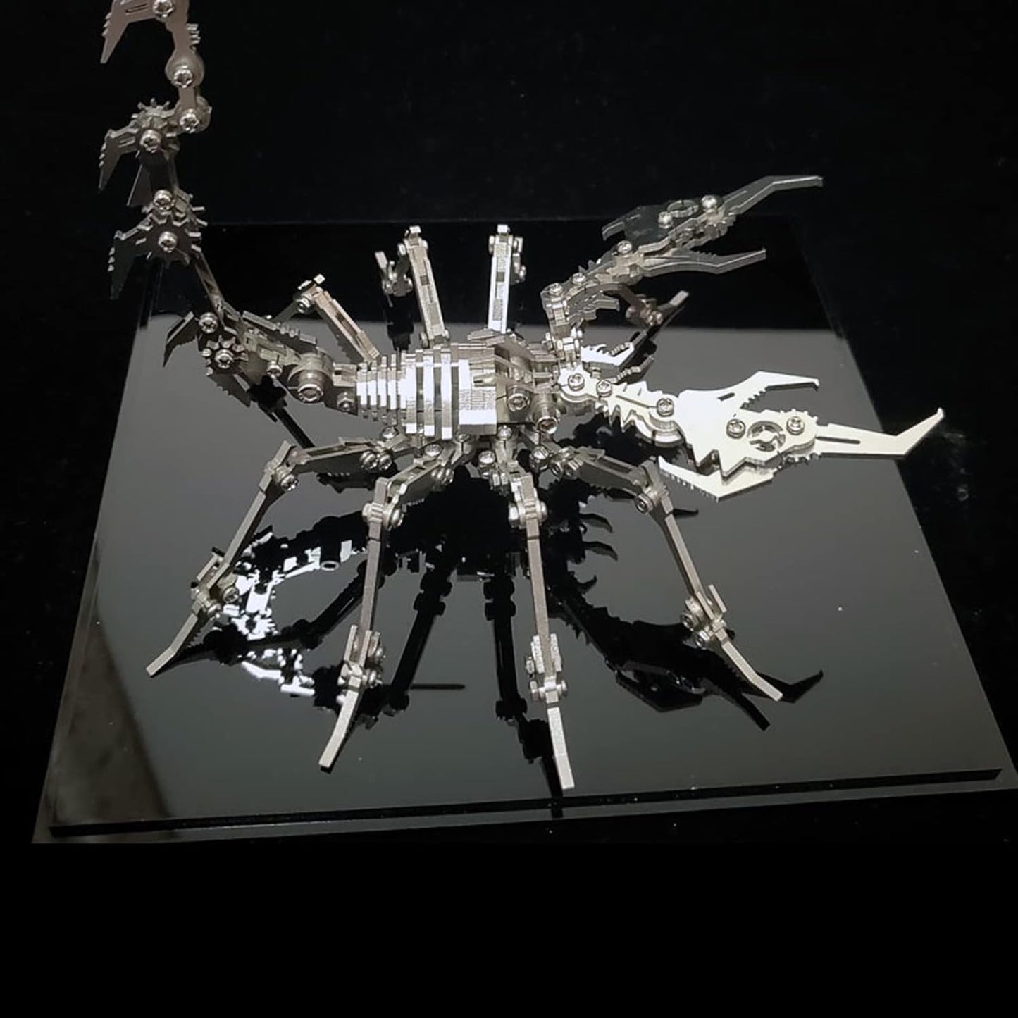 PuzzlerLab Mechanical Scorpion 3D Metal Puzzle | DIY Project & Desktop Model