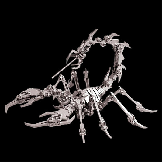 PuzzlerLab Mechanical Scorpion 3D Metal Puzzle | DIY Project & Desktop Model