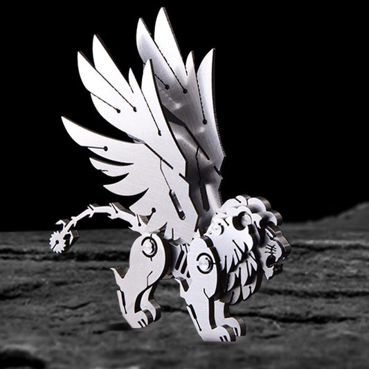 PuzzlerLab Mechanical Manticore | 3D Metal Puzzle & Mythical Beast Kit