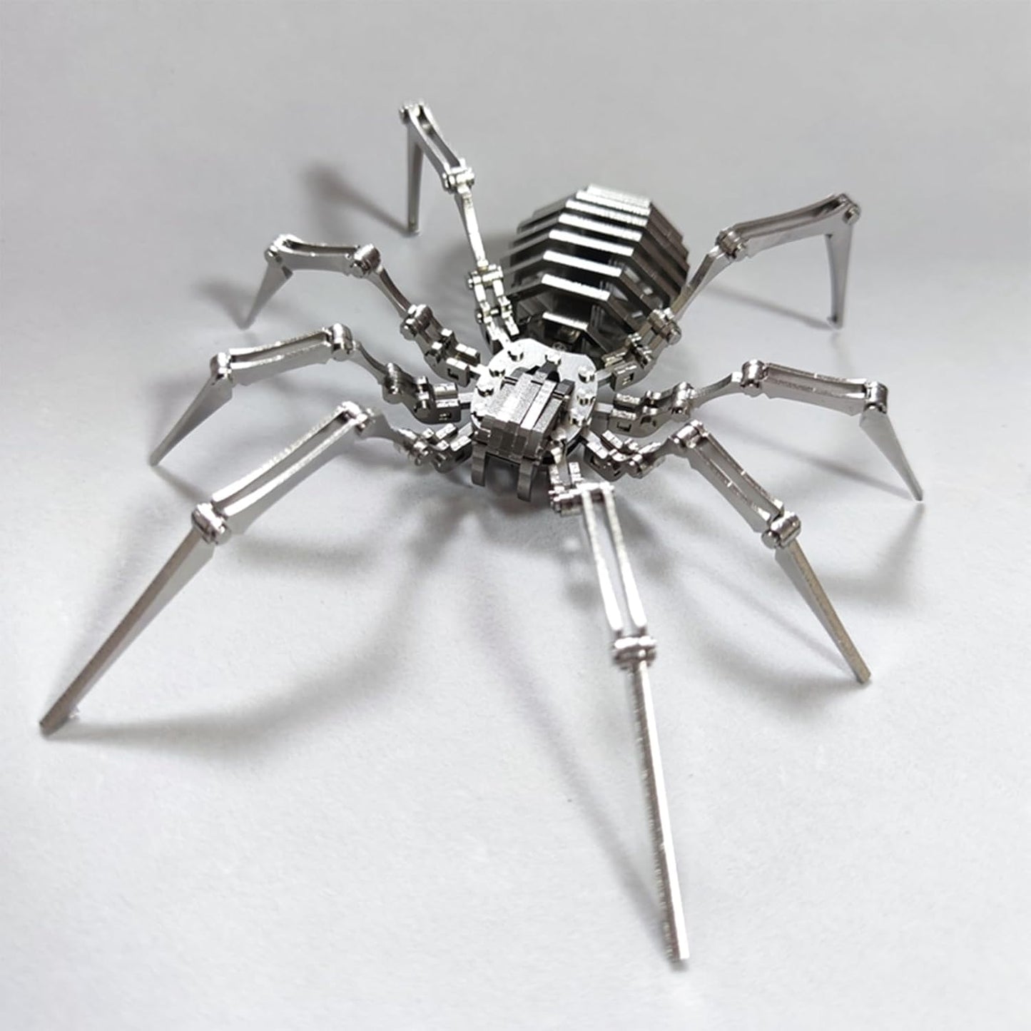 PuzzlerLab Mechanical Spider King | 3D Metal Model Kit & Insect Collectible