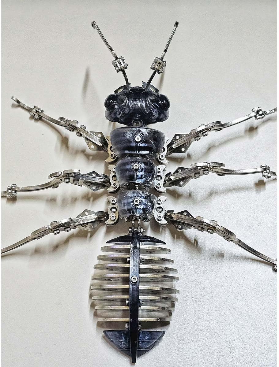 PuzzlerLab Mechanical Ant 3D Metal Puzzle | DIY STEM Project & Collectible Model