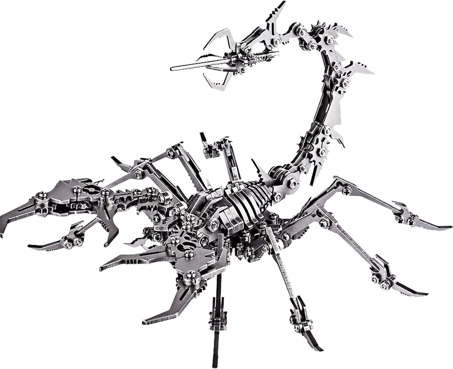 PuzzlerLab Mechanical Scorpion 3D Metal Puzzle | DIY Project & Desktop Model